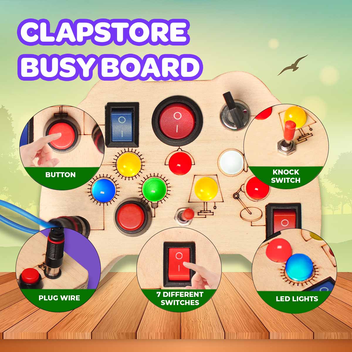 Tinker Pad Montessori Busy Board-V2