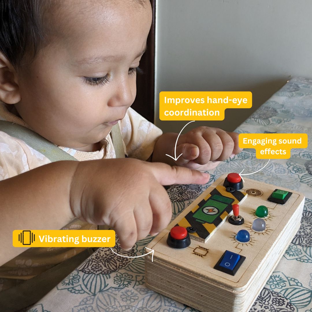 Buzz Lite Montessori Busy Board-V5