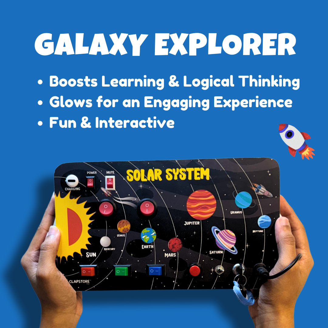 Galaxy Explorer Montessori Busy Board-V3- Rechargeable With Sound🔊