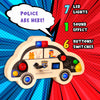 Police Cruiser Montessori Busy Board-V7