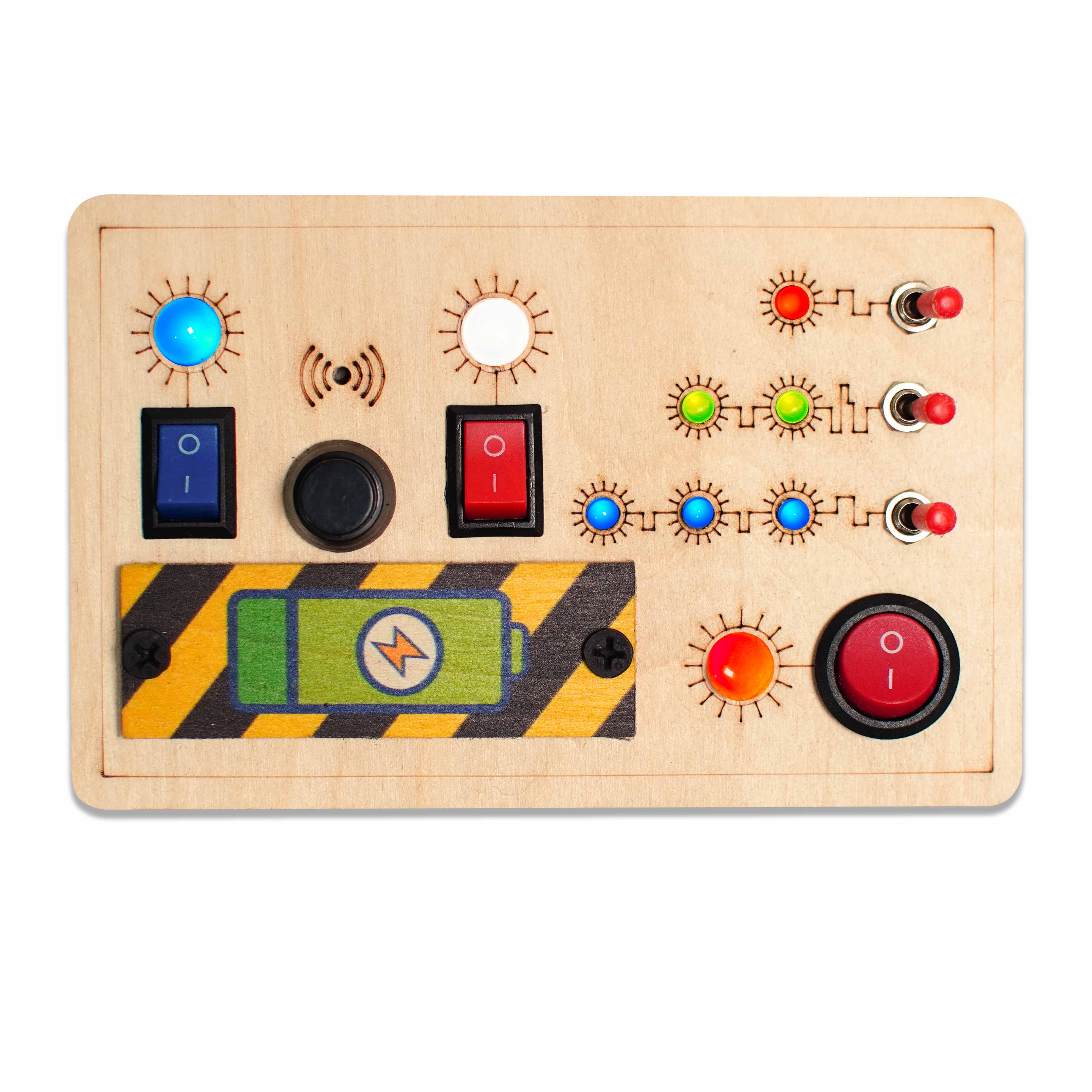 Toggle Play Montessori Busy Board-V6
