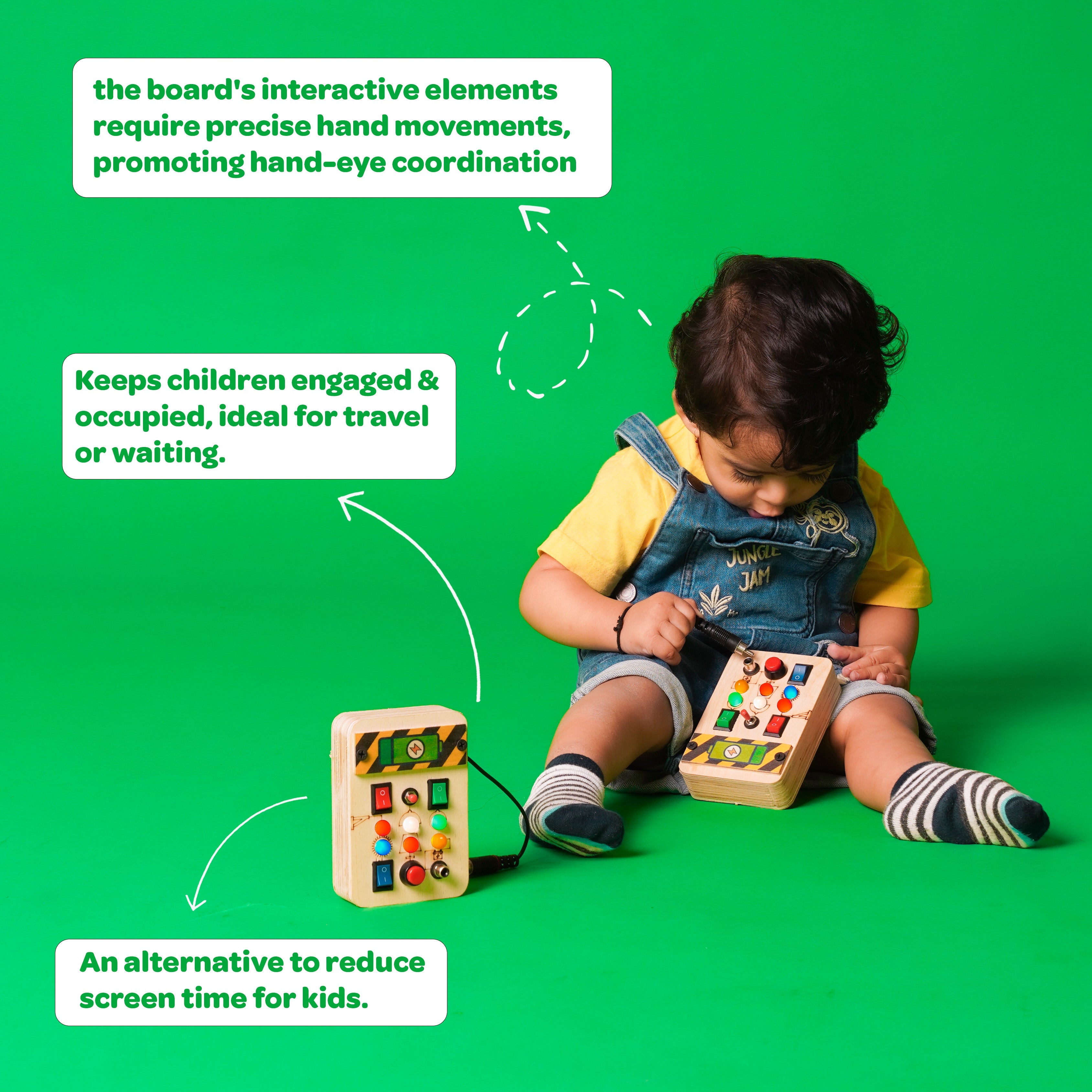 Spark Switch Montessori Busy Board-V1