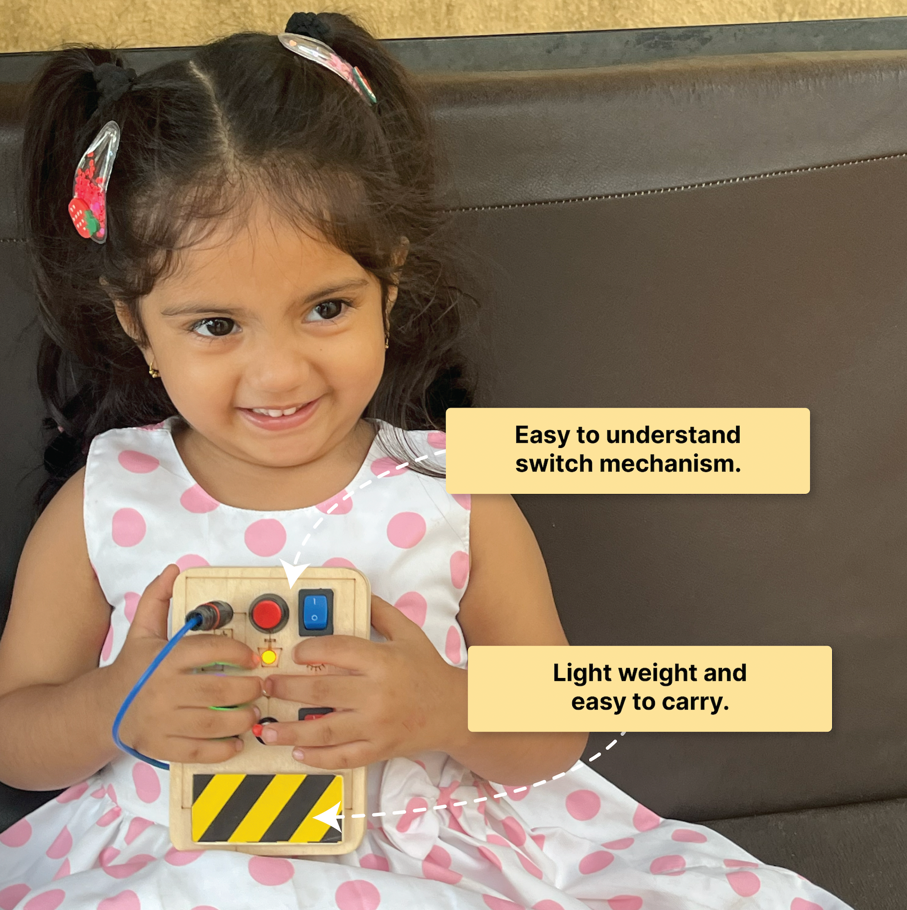 Spark Switch Montessori Busy Board-V1