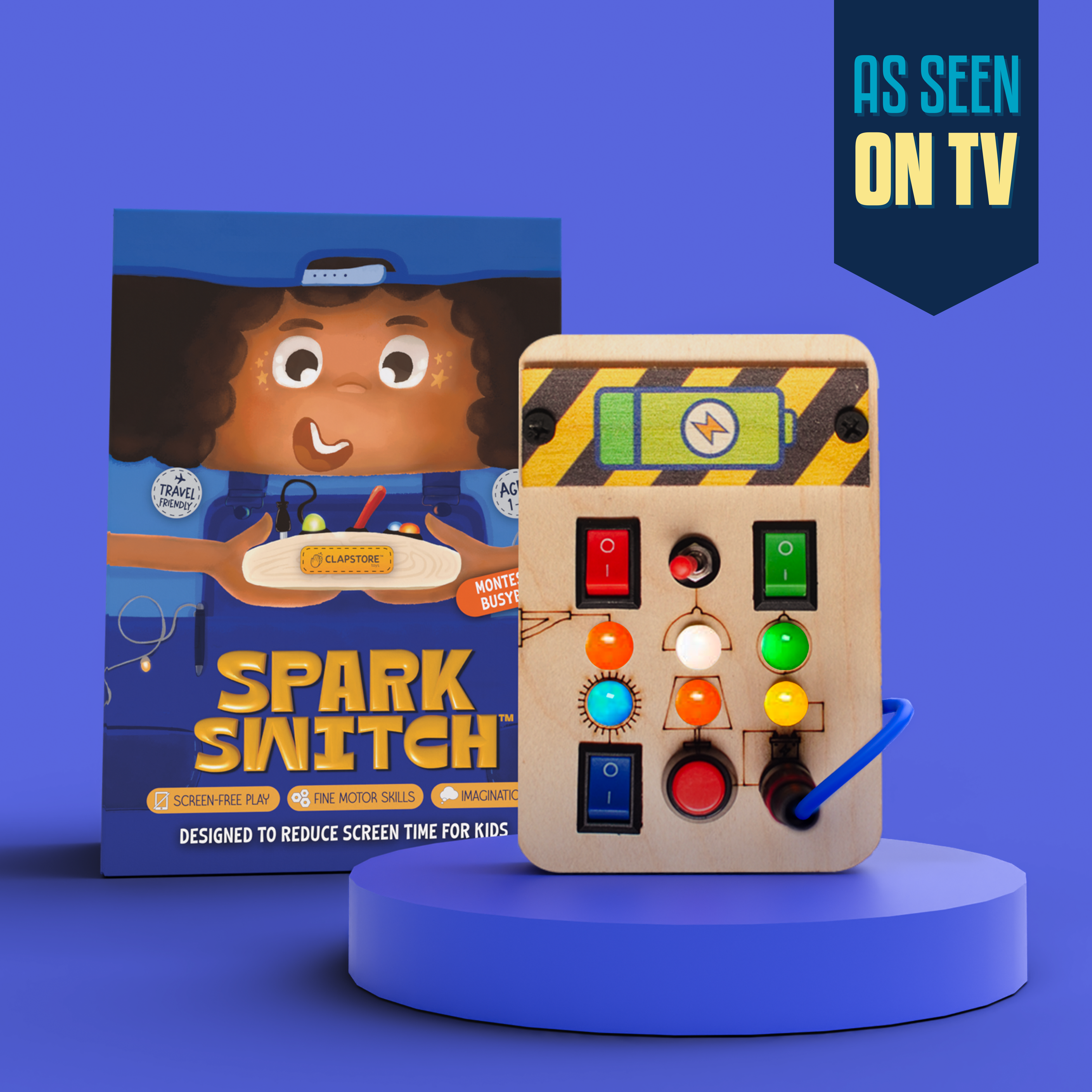 Spark Switch Montessori Busy Board-V1